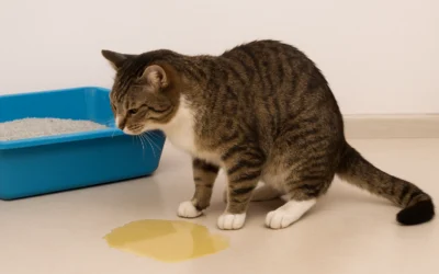 ¿Por qué mi gato orina fuera de la caja? Causas comunes y cómo solucionarlo